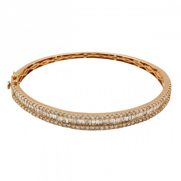 yukizakiselect baguette ユキザキセレクトジュエリー バゲット ピンクゴールド ダイヤモンド バングル 