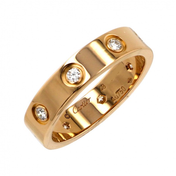 cartier love カルティエ ラブ ウェディング 8Pダイヤ 