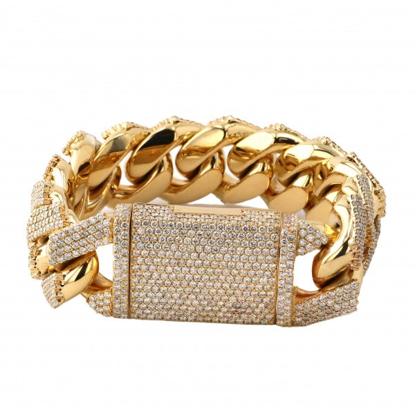 yukizakiselect ProperOther ユキザキセレクトジュエリー OTHER K14YGマイアミキューバンブレス 