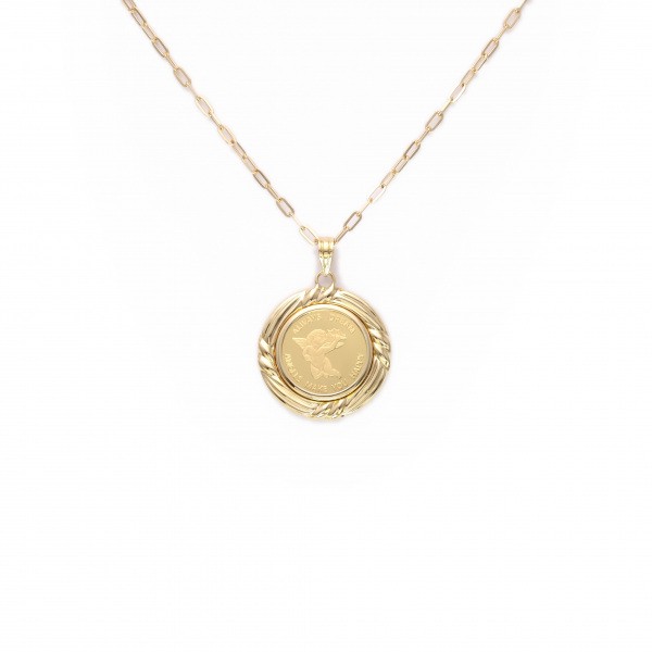 yukizakiselect coin ユキザキセレクトジュエリー コイン コインネックレス 両面エンジェル 