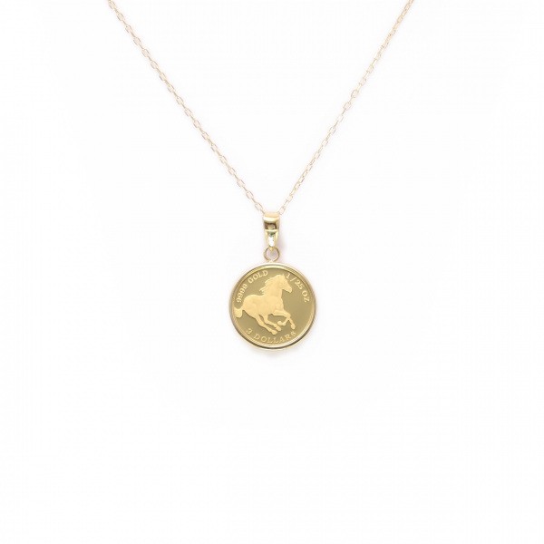 yukizakiselect coin ユキザキセレクトジュエリー コイン コインネックレス ツバル/ホース 