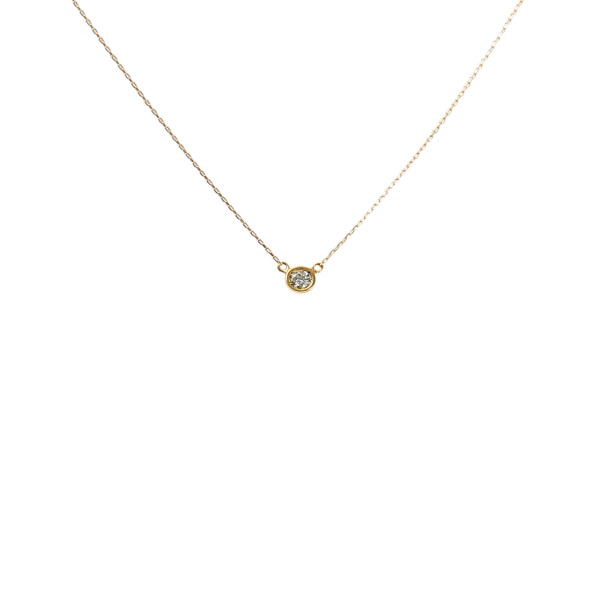 K18イエローゴールド ダイヤモンド ネックレス