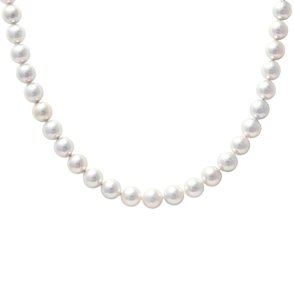 パールネックレス 中古品　なゆさま専用 10 - 12mm 白蝶真珠（ホワイト系）ネックレス | Moon Label - 大
