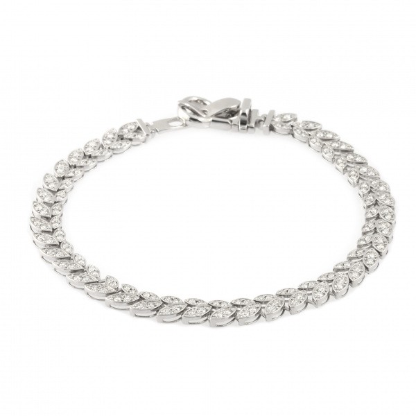 難あり　ゆきざき　プラチナ1ctダイヤモンドブレスレット 難あり ゆきざき プラチナ1ctダイヤモンドブレスレット ペタル