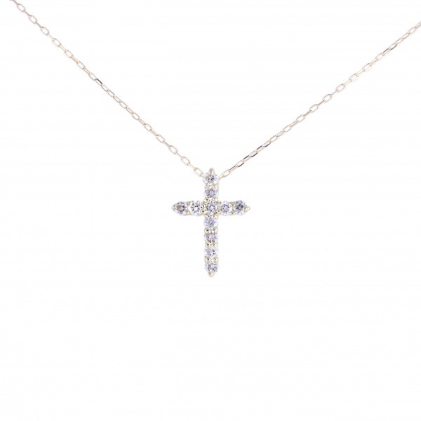 yukizakiselect crossstandard ユキザキセレクトジュエリー クロス K18YG ダイヤモンド ネックレス 
