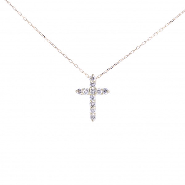 yukizakiselect crossstandard ユキザキセレクトジュエリー クロス K18YG ダイヤモンド ネックレス 