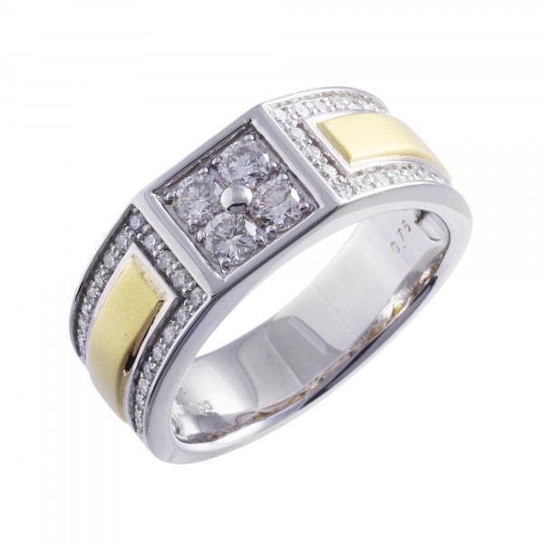 yukizakiselect ProperOther ユキザキセレクトジュエリー OTHER PT950/K18YG ダイヤ リング 