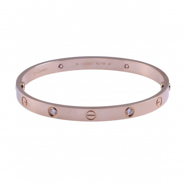 cartier love カルティエ ラブ ハーフダイヤモンド #19 b6036019