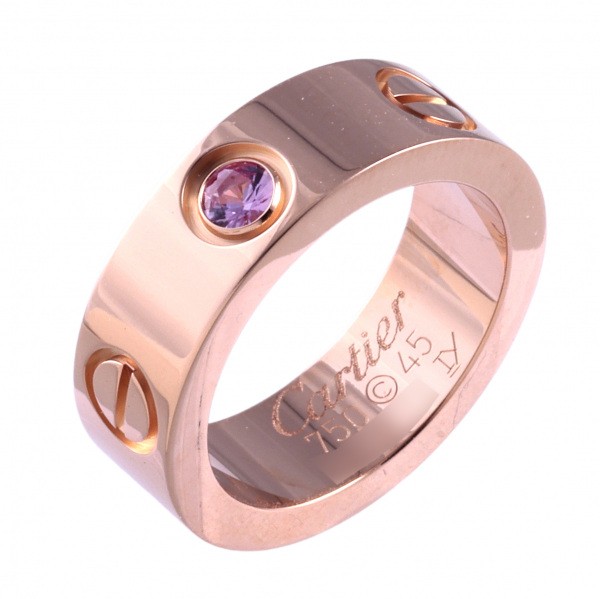 cartier love カルティエ ラブ ピンクサファイア b4064400