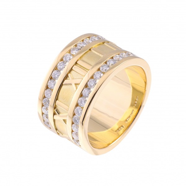 tiffany atlas ティファニー アトラス ワイド ハーフダイヤ 