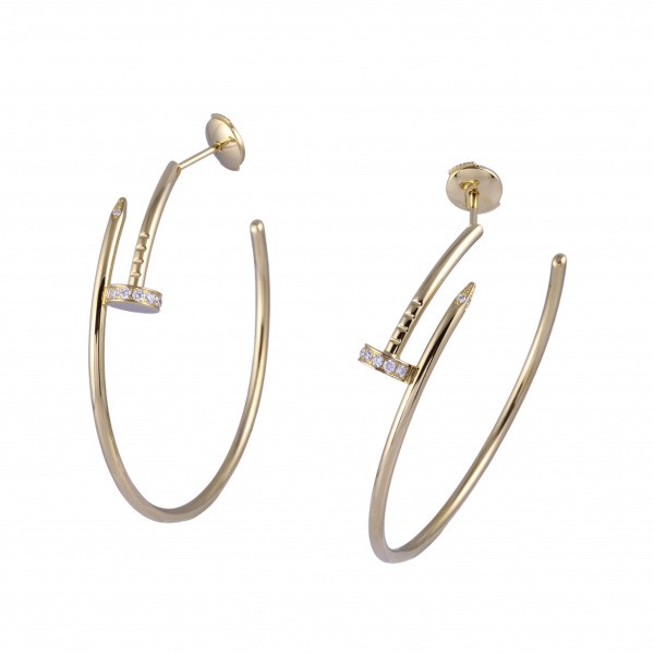 カルティエ ジュストアンクル ピアス YG 美品 カルティエ ジュストアンクル ピアス YG 美品 カルティエ YG