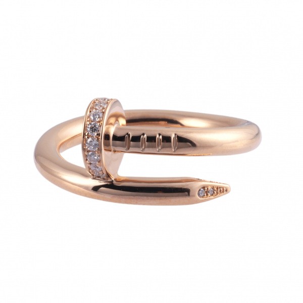 カルティエ ジュストアンクル K18ピンクゴールド リング 中古