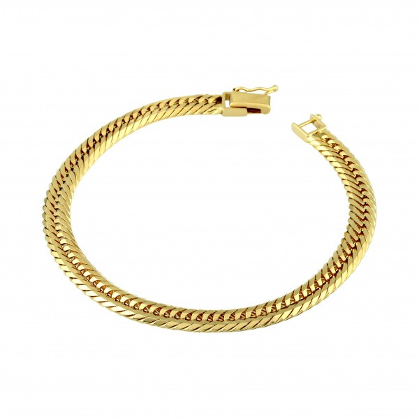 yukizakiselect kihei ユキザキセレクトジュエリー 喜平 喜平 ブレスレット トリプル12面 約20cm 約20.39g 