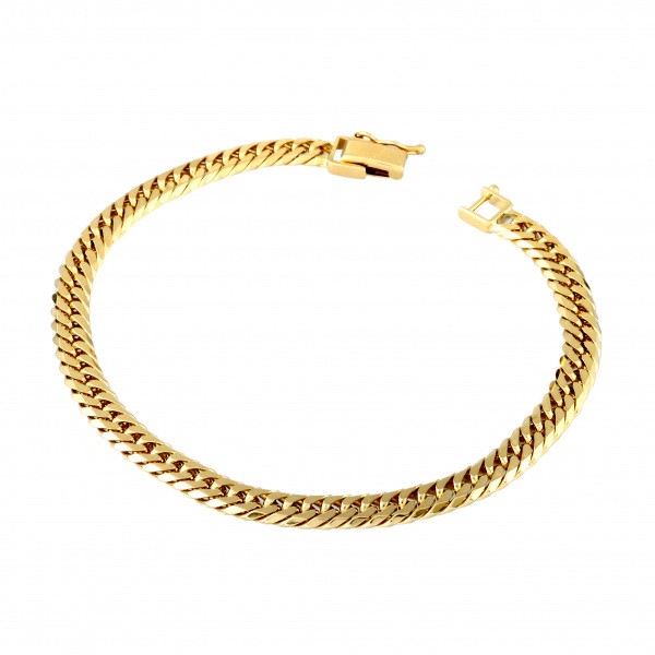 yukizakiselect kihei ユキザキセレクトジュエリー 喜平 喜平 ブレスレット ダブル6面 約20cm 約20.39g 