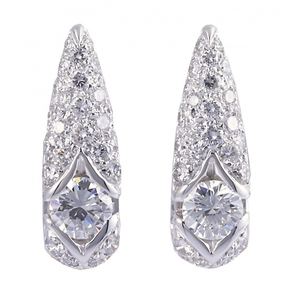 bvlgari other ブルガリ 5mm/2pcs パヴェ セルペンティ 