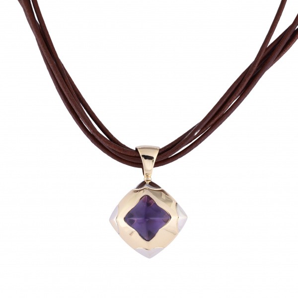 bvlgari piramide ブルガリ ピラミデ 5連レザー 