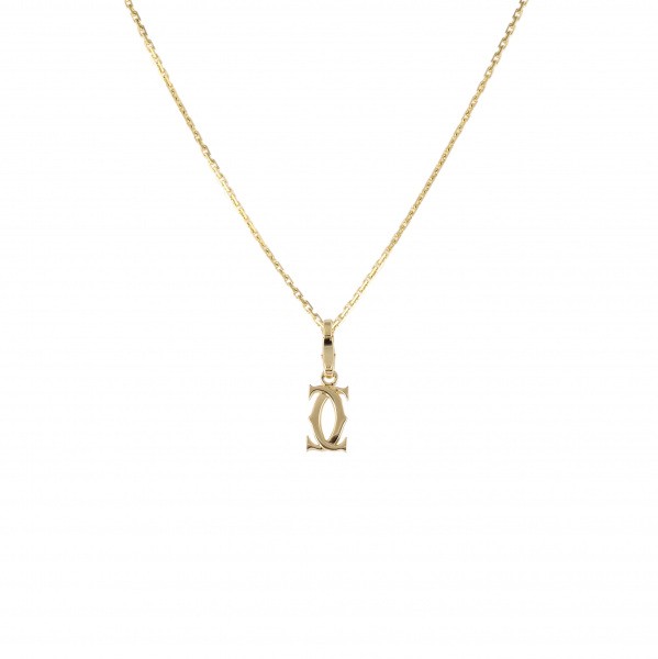 cartier 2c カルティエ 2C ネックレス C ドゥ チャーム 