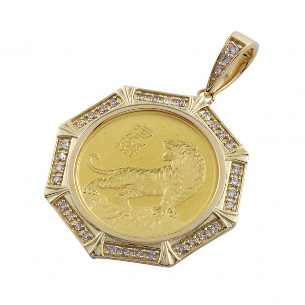 yukizakiselect coin ユキザキセレクトジュエリー コイン 虎2022 1/4OZ 