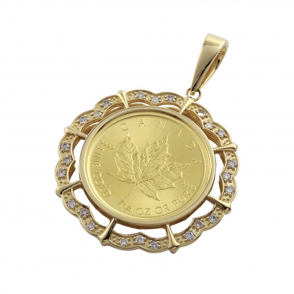 yukizakiselect coin ユキザキセレクトジュエリー コイン メイプル 1/4OZ 