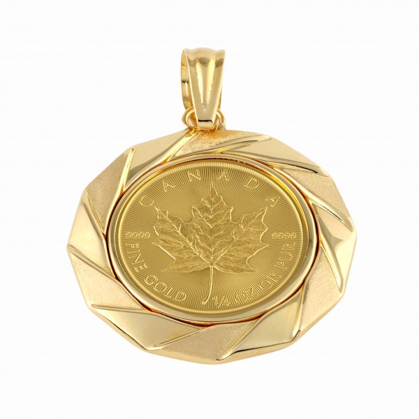 Yukizaki Select coins Yukizaki Select Jewelry coin coin Maple leaf 1 / 4OZ 