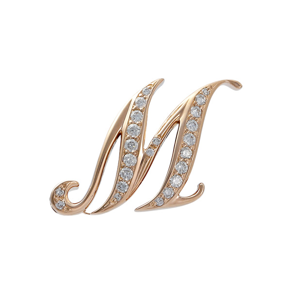 yukizaki alpha ユキザキ アルファ イニシャルペンダントトップ【M】Mサイズ【正規品】 y.alpha.12.22.m.m