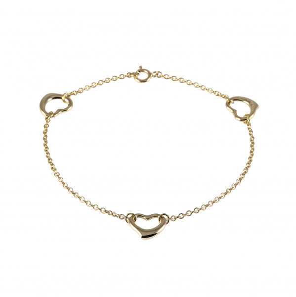 tiffany elsa-peretti ティファニー エルサペレッティ オープンハート 3連 