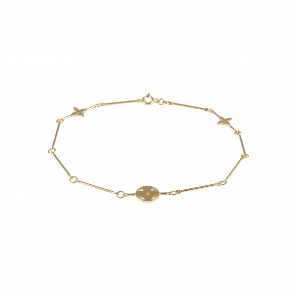 lui jewelry アンクレット LEON掲載】【SAFARI掲載 】 K18YG/ダイヤモンド/アンクレット