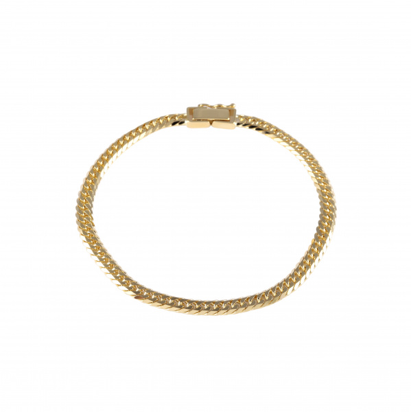 yukizakiselect kihei ユキザキセレクトジュエリー 喜平 喜平 ブレスレット ダブル6面 約25cm 約10.65g 