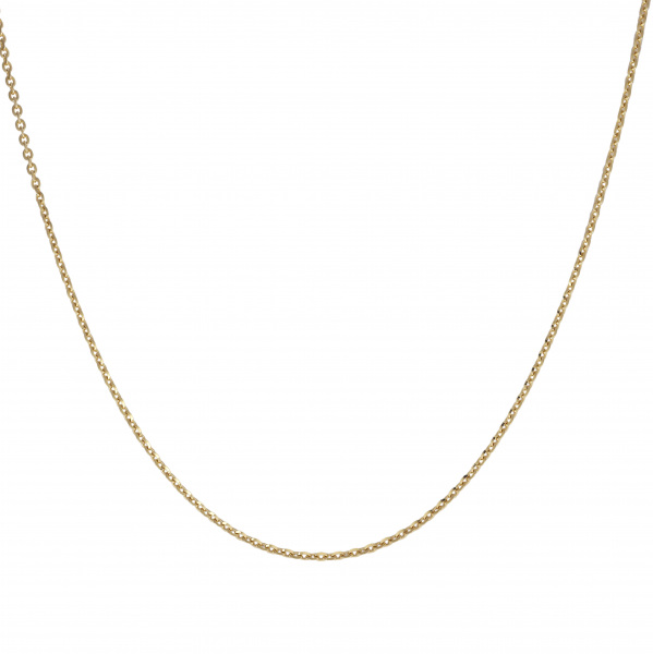 Yukizaki Select chain Yukizaki Select Jewelry chain Approximately 50cm K18YG Shine Cut Adzuki 0.6 NC 