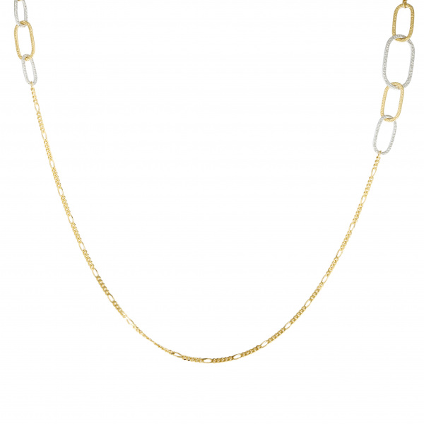 yukizakiselect chain ユキザキセレクトジュエリー チェーン 丸線長粒S字 フィガロ&小豆&長粒 