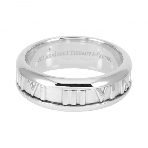 ティファニー アトラス K18WG ホワイトゴールド リング 中古