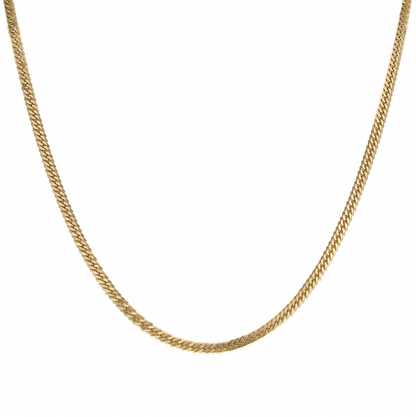 yukizakiselect kihei ユキザキセレクトジュエリー 喜平 喜平 ネックレス ダブル6面 約55cm 約33.1g 