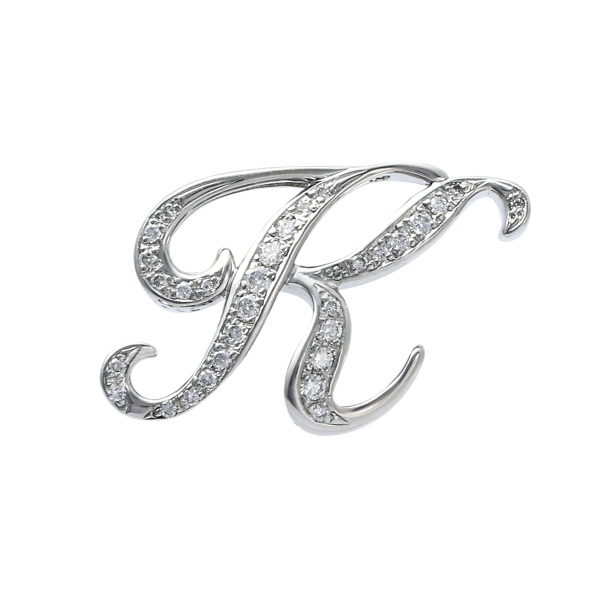 yukizaki alpha ユキザキ アルファ イニシャルペンダントトップ【K】Mサイズ【正規品】 y.alpha.12.9.k.m