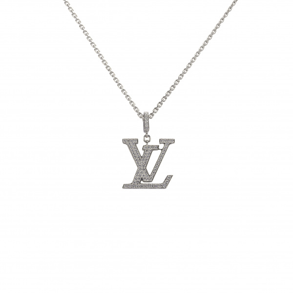 中古] ルイ・ヴィトン LVアイコニック パンダンティフLV GM