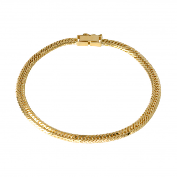 yukizakiselect kihei ユキザキセレクトジュエリー 喜平 喜平 ブレスレット トリプル12面 約20cm 約11.12g 