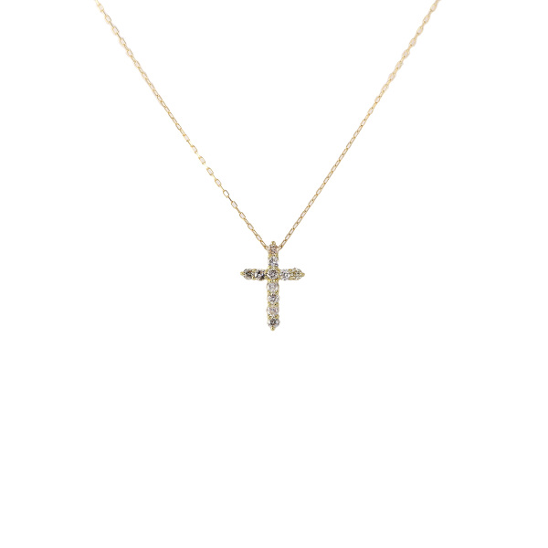 ★超美品★プラチナ　ダイヤクロスネックレス　　ゆきざき ゆきざき | ブランド時計・ジュエリーの通販・販売