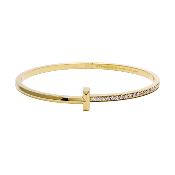 tiffany tiffany-t ティファニー ティファニー T Tワン ナロー ダイヤモンド ヒンジ バングル ミディアム 68315689