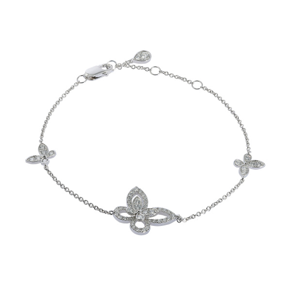 graff butterfly silhouette グラフ バタフライシルエット ダイヤモンド ミニ ブレスレット rgb466