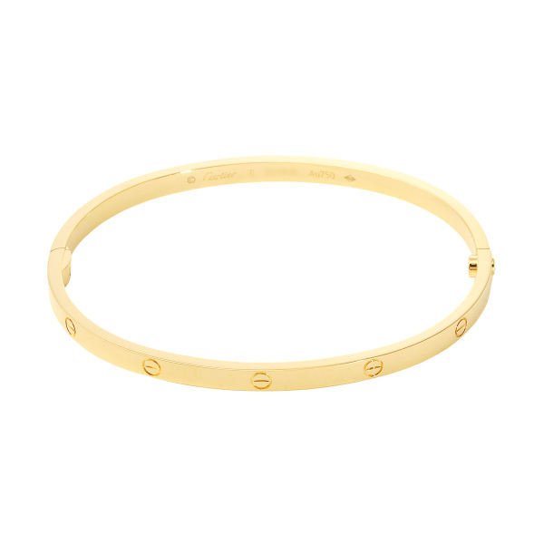 カルティエ ラブ SM K18イエローゴールド ブレスレット 中古