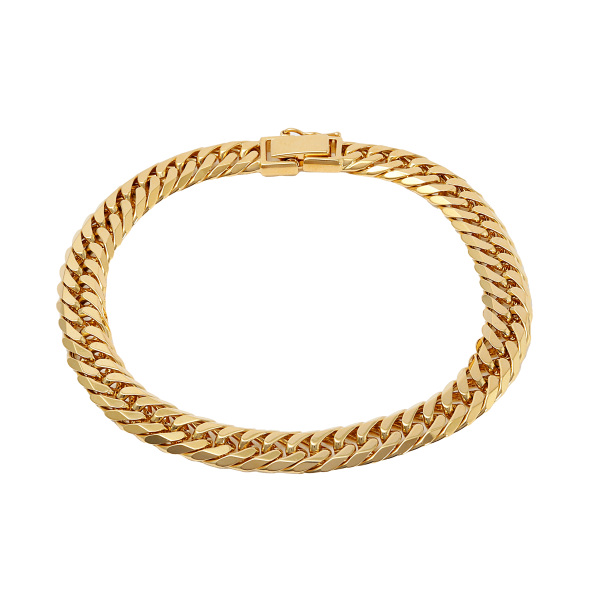 yukizakiselect kihei ユキザキセレクトジュエリー 喜平 喜平 ブレスレット ダブル6面 約20cm 約30.8g 