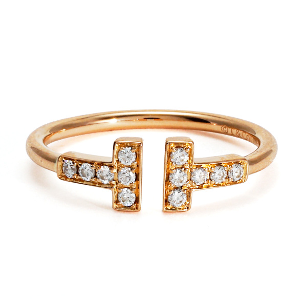 tiffany tiffany-t ティファニー ティファニー T ダイヤモンド ワイヤー リング 60147328