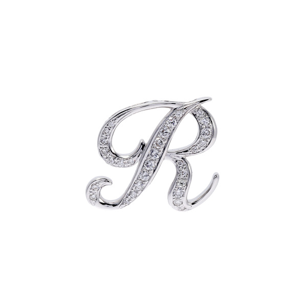 yukizaki alpha ユキザキ アルファ イニシャルペンダントトップ【R】Mサイズ【正規品】 y.alpha.12.9.r.m