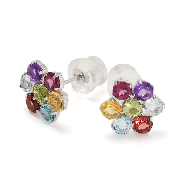 yukizakiselect ProperOther ユキザキセレクトジュエリー OTHER 花 ロードライトガーネット シトリン ブルートパーズ 