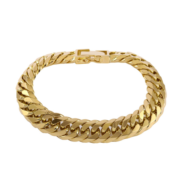 yukizakiselect kihei ユキザキセレクトジュエリー 喜平 喜平 ブレスレット ダブル6面 約21cm 約102.1g 