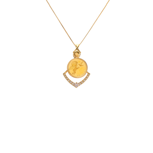 【希少美品】CAROLEE コインネックレス ゴールド 商 ANGIE ネックレス コインネックレス レディース : ZOZOTOWN