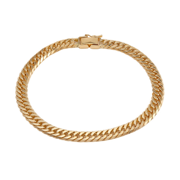 yukizakiselect 基黑 柚木﨑精選珠寶 喜平 喜平 手鍊 雙6面 約20cm 約20.38克 