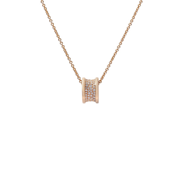 【未使用】BVLGARI ブルガリ サークル ネックレス ゴールド 両面刻印 BVLGARI 18Kブルガリブルガリネックレス ゴールド／ブラック
