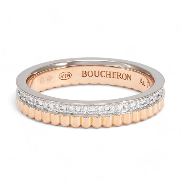 boucheron quatre radiant ブシュロン キャトルラディアント ダイヤモンド リング ハーフ jal00248