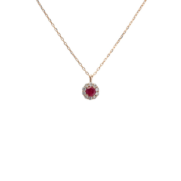 ゆきざき　k18 フラワーネックレス　ダイヤモンド ユキザキセレクトジュエリー(YUKIZAKI SELECT JEWELRY) 花