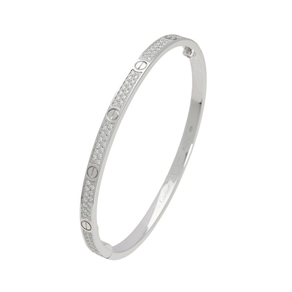 cartier love カルティエ ラブ MP パヴェ ブレスレット スモール n6710800